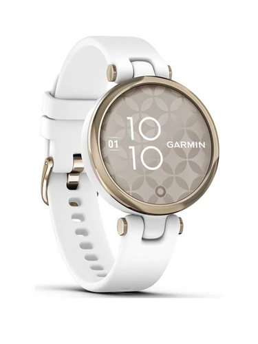 Garmin
Lily - Sport Edition, Cream Gold Bezel with White Case and Silicone Band