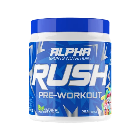 Alpha Sports Nutrition Rush Pre Workout - Sour Worms