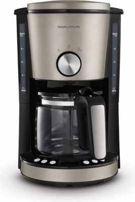 Morphy Richards Evoke - Drip Filter Digital Coffee Maker (1.2L)(1000W)(Platinum)