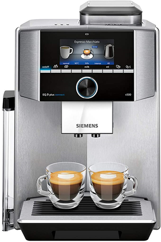 Siemens TI9553X1RW EQ.9 s500 Home Connect Bean to Cup Fully Automatic Coffee Machine - Stainless Steel