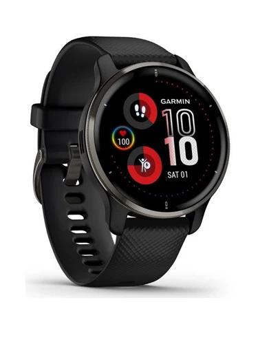 Garmin Venu 2 Plus GPS Smartwatch with all-day health monitoring and voice functionality