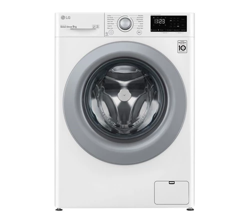 LG AI DD V3 F4V309WNE 9 kg 1400 Spin Washing Machine - White