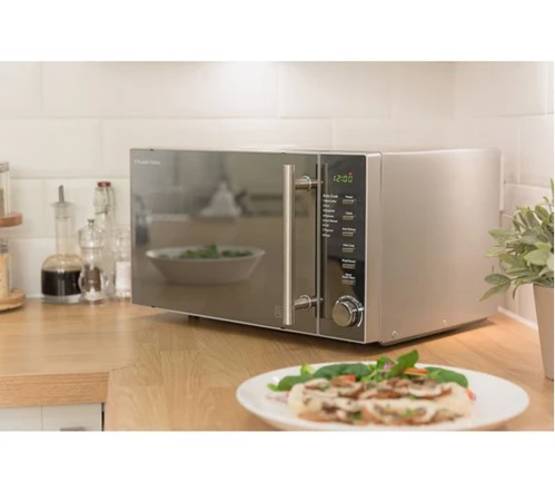 RUSSELL HOBBS RHM2017 Compact Solo Microwave - Silver