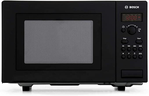 Bosch HMT75M461B Serie 2 Freestanding 800W Microwave Oven, 17 litre, Black
