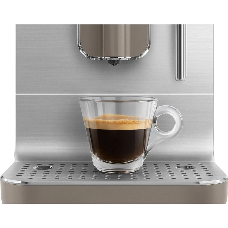 Smeg 50's Retro BCC02TPMUK Bean to Cup Coffee Machine - Taupe