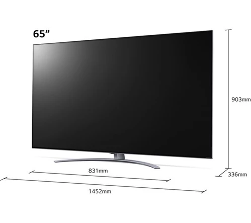 LG 65NANO966PA 65" Smart 8K HDR LED TV with Google Assistant & Amazon Alexa