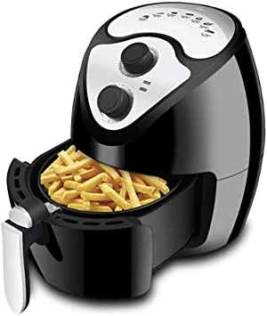 LOVEHOUGE 2.6L Oil-Less Air Fryer,Electric Hot Air Fryers Oven with 30 Minute Timer Auto Shutoff,Roast,Dehydrate & Bake,Easy To Clean