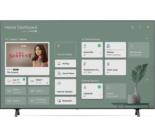 LG 60UP80006LR 60" Smart 4K Ultra HD HDR LED TV with Google Assistant & Amazon Alexa