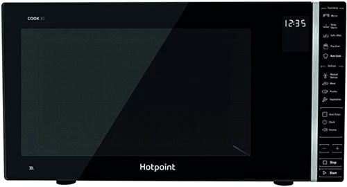 Hotpoint MWH 301 B Freestanding Cook 30 Microwave, 900W, 30L, Black