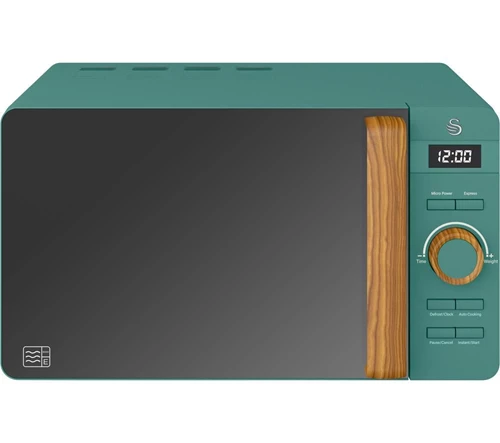 SWAN Nordic SM22036GREN Solo Microwave - Green