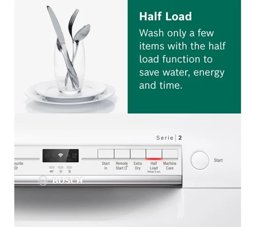 BOSCH Serie 2 SMS2ITW08G Full-size WiFi-enabled Dishwasher - White