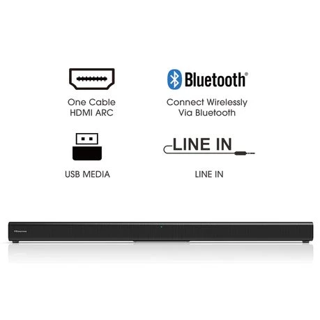 Hisense 2.0 CH 60W Bluetooth Soundbar HS205