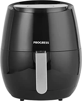 Progress EK4490P 4.5 Litre Hot Air Fryer with Removable Non-Stick Cooking Basket, Perfect for Family Cooking, 7 Presets