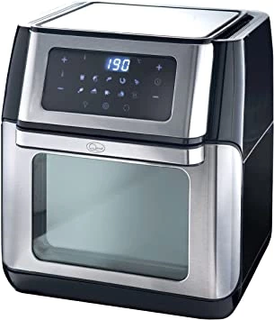 Quest 36609 12L Digital Multi Air Fryer Oven / 5 in 1 with 6 Accessories & 10 Pre-Set Modes / 1500W / Rotisserie and Dehydrator / Digital Display and