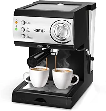 Espresso Coffee Machine with Milk Frother,Pro 15 Bar Traditional Barista Pump Espresso Coffee Maker Machine with 1.5L Water tank for Latte,Cappuccino