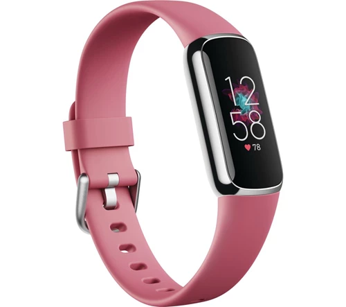 FITBIT Luxe Fitness Tracker - Platinum & Orchid, Universal