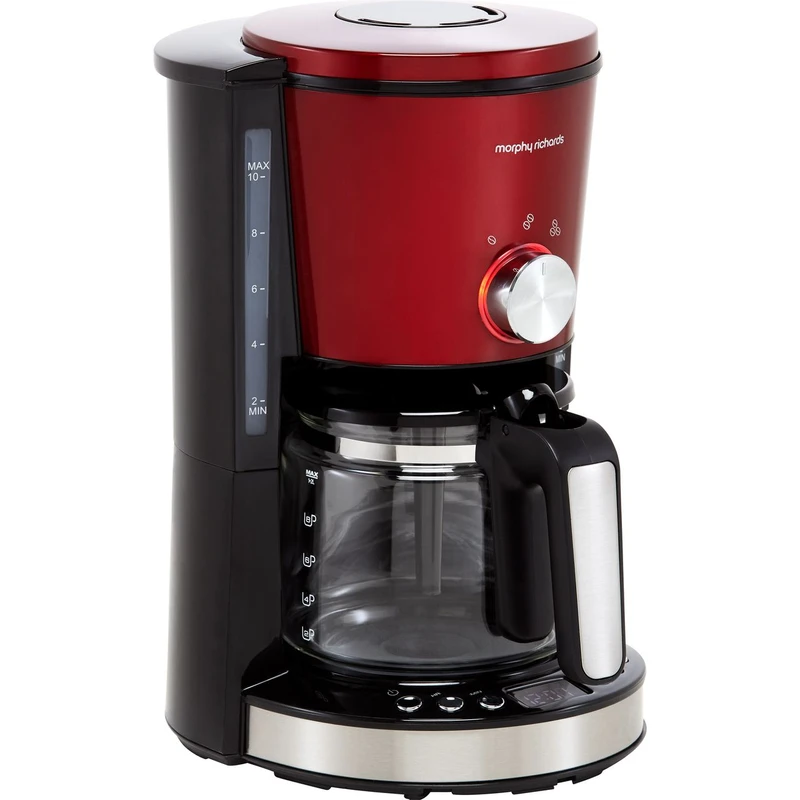 Morphy Richards Evoke 162522 Filter Coffee Machine - Red