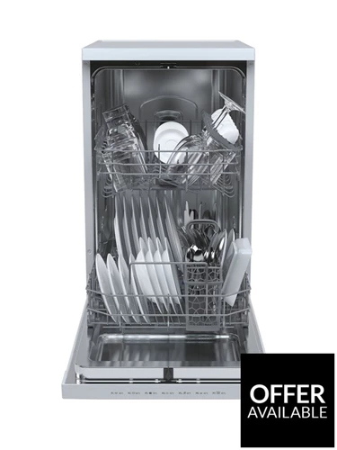 Hoover
HDPH 2D1049W Freestanding Slimline 10-Place Dishwasher - White