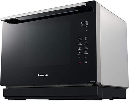 Panasonic NN-CF87LBBPQ 3-IN-1 Combination Microwave Oven with Flatbed, 1000 W, 31 Litres, Metallic Silver