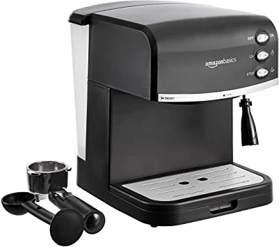 Amazon Basics Espresso, Cappuccino, and Lattes Machine