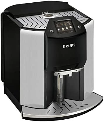 Krups Barista EA9070 Automatic Coffee Machine, Espresso, Bean to Cup, Cappuccino, 17 Drink Options, Touchscreen, Stainless Steel