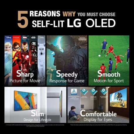 LG 65”A1  4K Self-Lit OLED Smart ThinQ TV (2021)