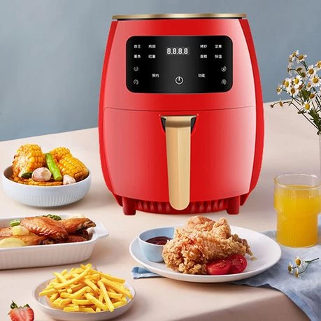 DH - Smart Touch Screen Large Air Deep Fryer Capacity Electric Oven - 6Ltr