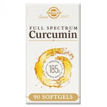 Solgar Full Spectrum Curcumin 185x (90 Softgels)