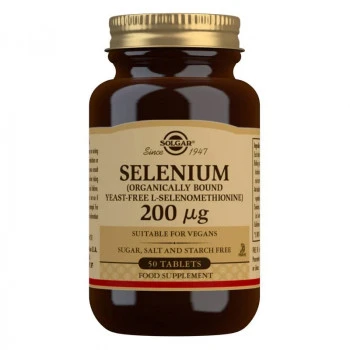 Solgar Selenium (Yeast-Free) 200µg (50 Tablets)