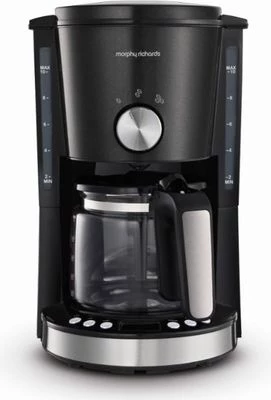 Morphy Richards Evoke - Drip Filter Digital Coffee Maker (1.2L)(1000W)(Black)