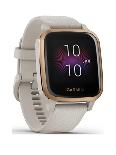 Garmin
Venu® Sq Music Edition, GPS Smartwatch with all-day health monitoring - Rose Gold with Light Sand Band