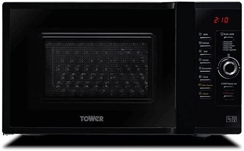 Tower KOC9C0TBKT Dual Wave Combination Oven with Microwave/Grill/Convection Oven Functions, Self-Clean, 900W, 28 Litre, Black