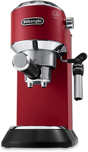 De'Longhi Dedica Style EC685R Traditional Pump Espresso Machine - Red