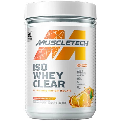 MuscleTech Iso Whey Clear Orange Dreamsicle - 1.10lbs (505g)