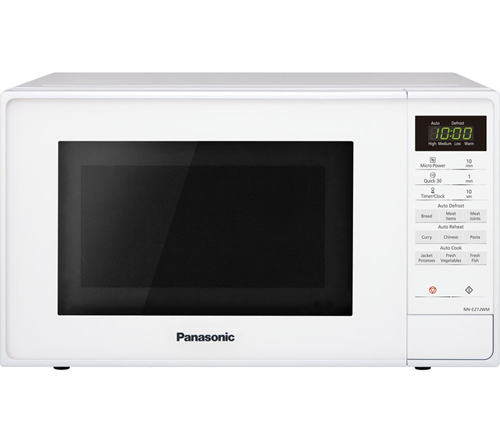 PANASONIC NN-E27JWMBPQ Compact Solo Microwave - White