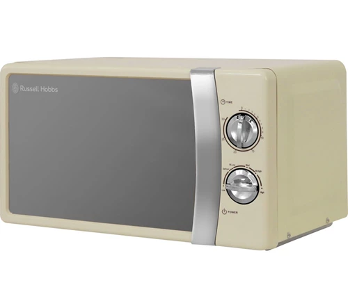 RUSSELL HOBBS RHMM701C Compact Solo Microwave - Cream