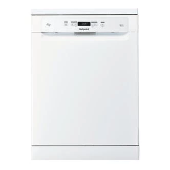 Hotpoint HFC3C32FWUK 60cm Dishwasher in White, 14 Place Setting D Rated