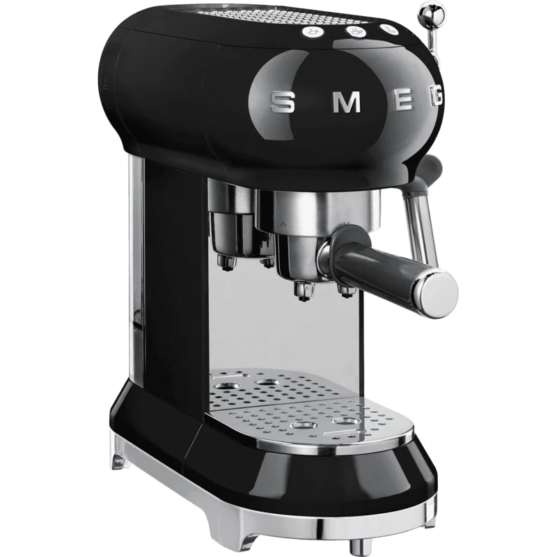 Smeg 50's Retro ECF01BLUK Espresso Coffee Machine - Black