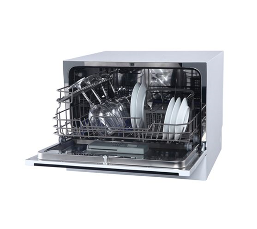 Midea - 6 Place Countertop Dishwasher
