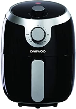 Daewoo 2L Single Pot Air Fryer with Rapid Air Circulation and 0-30 Minute Timer, 80-200°C Temperature Range and Overheat Protection