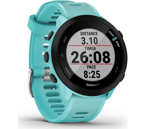 GARMIN Forerunner 55 Running Watch - Aqua Blue, Universal