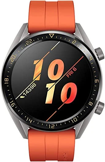 Huawei Watch GT Active Smartwatch (3.53cm (1.39inch) AMOLED Touch Screen, GPS, Fitness Tracker, Heart Rate Monitor, 5 ATM Waterproof), Orange