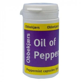 Obbekjaers Oil Of Peppermint 90 Capsules