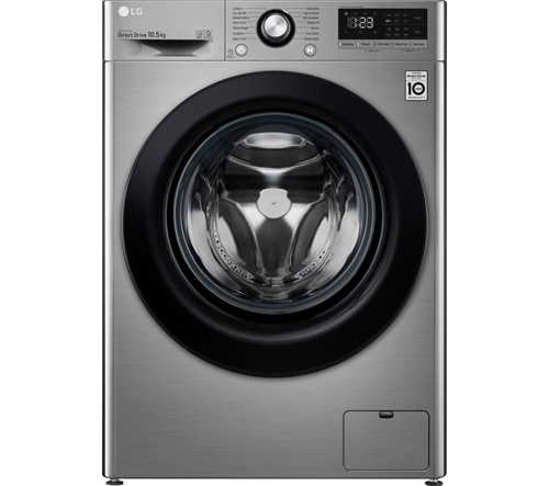 LG AI DD V3 F4V310SNE 10.5 kg 1400 Spin Washing Machine - Graphite