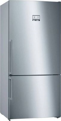 Bosch Series 6 Stainless Steel Freestanding Fridge-Freezer with Anti-Fingerprint (186 x 86cm) (Bottom Freezer)