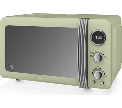 SWAN Retro SM22030GN Solo Microwave - Green