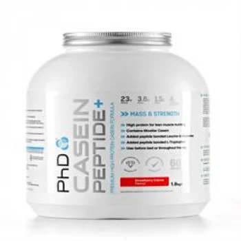 PhD Nutrition Casein Peptide+ Strawberry Creme 1800g