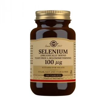 Solgar Selenium (Yeast-Free) 100µg (100 Tablets)