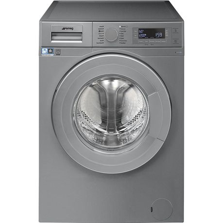 WHTS1114LSSA - Smeg Freestanding 60cm Washing Machine - Silver - 11kg