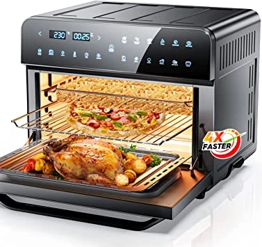 25L Convection Oven, Air Fryer Oven, Countertop Convection Mini Oven, 12 IN 1 Multi-function Table-top Air Fryer Toaster Oven